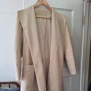 Vintage 70s Ultra Suede Wrap Trench